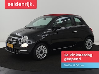 Fiat 500 1.0 Hybrid Dolcevita | Origineel NL | Carplay | Navigatie | Cruise control | Airco | Elektrisch vouwdak | Parkeerhulp | Bluetooth