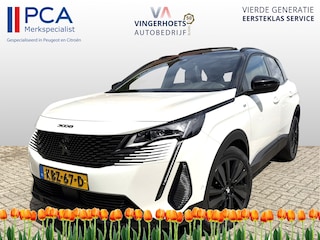 Peugeot 3008 *** 130 Pk *** GT *** Automaat *** Black Pack * Open Schuifdak * Stoelverwarming * Keyless Entry & Start * Parkeer Camera voor- en achterzijde * Elektrisch bedienbare Achterklep * L.M. Velgen * Alcantara Interieur * Vingerhoets; Vierde Generatie Eersteklas Service. Al meer dan 100 jaar een begrip in de Brabantse Kempen.