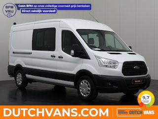 Ford Transit 2.0TDCi 130PK L3H2 Dubbele Cabine 7-Persoons | Leder | Airco | Cruise