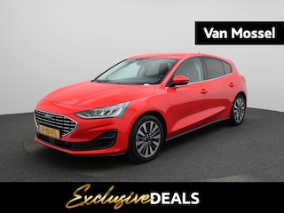 Ford Focus 1.0 EcoBoost Hybrid Titanium X | Automaat | Apple Carplay/Android Auto | Trekhaak | Achteruitrijcamera | Parkeersensoren | Cruise Control | Lichtmetalen Velgen |