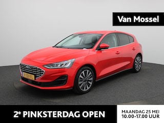 Ford Focus 1.0 EcoBoost Hybrid Titanium X | Automaat | Apple Carplay/Android Auto | Trekhaak | Achteruitrijcamera | Parkeersensoren | Cruise Control | Lichtmetalen Velgen |