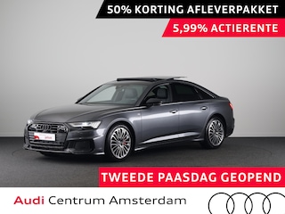 Audi A6 Limousine 55 TFSI e quattro Pro Line S Competition 367 pk S-tronic | Navigatie | Panoramadak | Parkeersensoren (Park assist) | Rondomzicht camera | B&O Soundsystem | Stoelverwarming | S-Line |