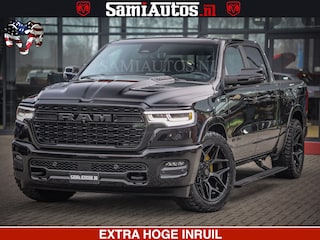 Dodge Ram LIMITED NIGHT H.O 540 PK 706 Nm | XB9 | MASSAGE | BOM VOL | CREW CAB | DUBBELE CABINE | GRIJSKENTEKEN | 5 PERSOONS | DE MEEST LUXUEUZE en BEGEERDE Pick-up