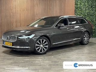 Volvo V90 T8 AWD Recharge Inscription | Trekhaak | Schuifdak | Harman Kardon | Adaptieve Cruise Control | Standkachel met Volvo On Call App | Stoel en Stuurwielverwarming | Pilot Assist | BLIS Dode Hoek Detectie | Full LED Meesturende koplampen | Parkeercamera | Elektrische voorstoelen geheugen | Lederen bekleding | Zitting verlenging voorstoelen | Lederen dashboard | 18 Inch | Keyless Drive | Parkeersensoren voor+achter | Privacy Glass | Elektrisch bedienbare achterklep | Geïntegreerde zongordijnen achterportieren | Verlichte instaplijsten | Alarm Klasse III | DAB Radio | Apple Carplay/Android Auto | Volvo On Call met mobiele App functie | Platinum Grey Metallic |