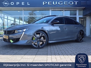 Peugeot 508 Berline PSE HYbrid 360PK e-EAT8 Automaat, Rijklaarprijs, Panoramisch schuif/kanteldak Navigatie FOCAL HiFi 7,4 kW lader