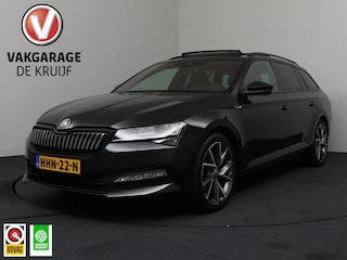 Skoda Superb Combi 1.4 TSI iV Sportline Business | ZEER COMPLEET | Trekhaak | Pano | ACC | 360° Camera!