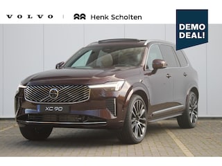 Volvo XC90 T8 455PK Plug-in hybrid AWD Ultra Bright Exec. Ed. | Verwarmde, Geventileerde en Masserende Voorstoelen | Luchtvering | Panoramisch Schuif-/Kanteldak | 360º Camera | Gelamineerd en Getint Glas Achter| Bowers & Wilkins | 22" velgen