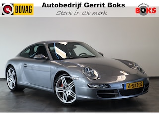 Porsche 911 3.8 Carrera 4S 355PK Navigatie 19LMV Volleder interieur met memorie Bose Installatie.