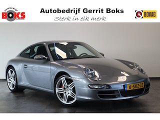 Porsche 911 3.8 Carrera 4S 355PK Navigatie 19LMV Volleder interieur met memorie Bose Installatie.