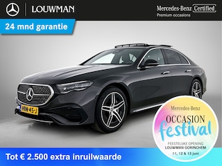 Mercedes-Benz E-klasse 300 e AMG Plug-In Hybride AMG Line | Panorama Schuif-Kanteldak | Widescreen Dashboard | Burmester® 4D surround sound system | Digil Licht. Inclusief 24 maanden Mercedes-Benz Certified garantie voor Europa.