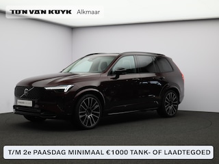 Volvo XC90 T8 455PK Plug-in hybrid AWD Ultra Dark / Facelift / Luchtvering / Head-up Display / 22"/  360 camera / Pano. dak / Stoel-, stuur- & achterbankverwaming / Elektr. stoelverstelling /  BLIS / Matrix Led /