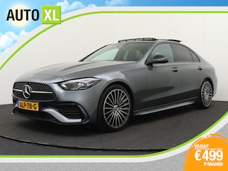 Mercedes-Benz C-klasse 180 AMG Night-Pakket Pano-dak Leder 19'LMV