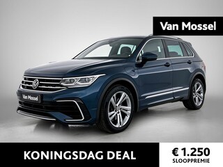 Volkswagen Tiguan 1.4 TSI eHybrid R-Line Business+ 245 PK | Trekhaak | Dealeronderhouden | Navigatie | Achteruitrijcamera | Achterklep Elektrisch | Climatronic ( 3 zones ) | 19 Inch Velgen | Black Style | Parkeersensoren