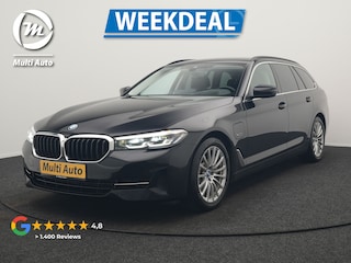 BMW 5-serie Touring 520e Business Edition Plus PHEV 204pk Dealer O.H. | Head Up | Camera | Lederen Comfortstoelen Memory & Ventilatie | Apple Carplay | Blis | Virtual | Stoelverwarming | Navigatie | DAB | Plug In Hybrid |