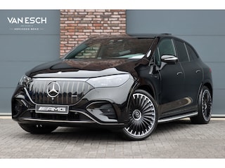 Mercedes-Benz EQE SUV AMG 43 4MATIC Premium 91 kWh | Hyperscreen | Luchtvering | Achterasbesturing | Distronic+ | Carbon | Burmester | Trekhaak | Warmtepomp | Verwarmd Stuurwiel | HUD | Panoramadak |