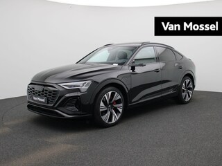 Audi Q8 Sportback e-tron 55 quattro S Edition 115 kWh l Adaptive Cruise Control l Glazen panoramadak l Bang & Olufsen Premium 3D l Elektr. voorstoelen geheugen l Omgevingscamera's l Trekhaak l Apple Carplay / Android Auto l Privacy glas l Lichtpakket ambient lighting l Adaptive air suspension sport l Stoelverwarming voor en achter l Stoelventilatie/massage voorin l Comfortsleutel l Optiekpakket zwart plus l Alarm Klasse III l