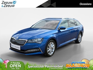 Skoda Superb Combi 1.4 TSI iV Business Edition Plus *Automaat*Navi+Camera*Parkeersensoren*Elekt. Stoelen*Lederen bekleding*Winter Pack*VOL OPTIES!