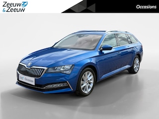 Skoda Superb Combi 1.4 TSI iV Business Edition Plus *Automaat*Navi+Camera*Parkeersensoren*Elekt. Stoelen*Lederen bekleding*Winter Pack*VOL OPTIES!