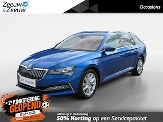 Skoda Superb Combi 1.4 TSI iV Business Edition Plus *Automaat*Navi+Camera*Parkeersensoren*Elekt. Stoelen*Lederen bekleding*Winter Pack*VOL OPTIES!