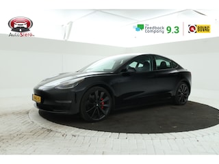 Tesla Model 3 Performance AWD 75 kWh Full Black! Track Modus, Stoelverwarming