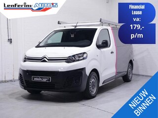 Citroën Jumpy 2.0 BlueHDI 120 pk L2 Zwart/Wit Navi, Trekhaak Airco, Imperiaal, PDC achter, NAP, 3-Zits