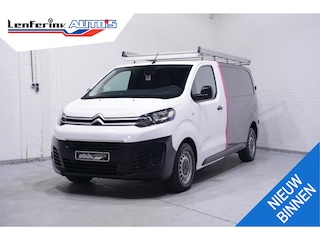 Citroën Jumpy 2.0 BlueHDI 120 pk L2 Zwart/Wit Navi, Trekhaak Airco, Imperiaal, PDC achter, NAP, 3-Zits