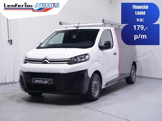 Citroën Jumpy 2.0 BlueHDI 120 pk L2 Zwart/Wit Navi, Trekhaak Airco, Imperiaal, PDC achter, NAP, 3-Zits