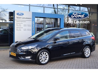 Ford Focus Wagon 125PK TITANIUM CRUISE NAVI PARK-SENSOREN WINTERPACK APPLE/ANDROID PRIVACY-GLASS LM-VELGEN