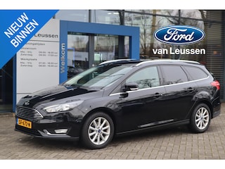 Ford Focus Wagon 125PK TITANIUM CRUISE NAVI PARK-SENSOREN WINTERPACK APPLE/ANDROID PRIVACY-GLASS LM-VELGEN