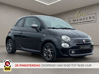 Fiat 500 0.9 TwinAir Turbo Sport 2019 ZWART | Apple CarPlay | Cruise Cont