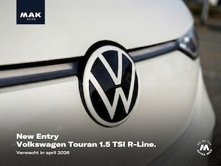 Volkswagen Touran 1.5 TSI R-Line, 7p., pano, virtual, 18", camera, tr.haak, ACC, keyless, LED, privacy
