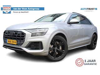 Audi Q8 55 TFSI e quattro Pro Line | Incl. 12 maanden Garantie | Night Vision Assistant | Luchtvering | Panorama dak | 360* Camera | Keyless Go | Stoel/stuur verwarming | Stoelventilatie | Elektrisch verstelbare stoelen | Elektrische kofferbakklep | Adaptive cruise | Dodehoekdetectie | Apple CarPlay/Android Auto | DAB | Climate controle | Automatisch inparkeren | Navigatie |
