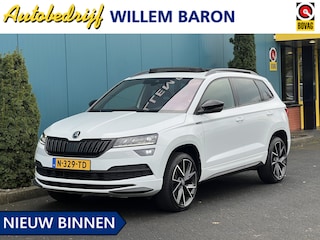 Skoda Karoq 1.5 TSI DSG AUT. Sportline Business PANO | CANTON.AUDIO | CARPLAY | TREKH.ELEK | STUUR/STOELVERW | DIGI.DASHB | ADAPT.CRUISE | CAM | LED | NAV | PDC | LMV