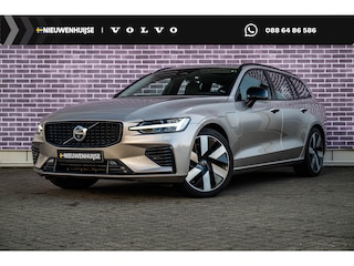 Volvo V60 2.0 T6 Plug-in hybrid AWD Ultimate Dark | PHEV | 360 Graden Camera | Nappaleder | Stoelmassage | Stoelventilatie | Lichtmetalen Velgen 19 inch | Head-up Display | Harman Kardon Audio | Elektrisch Verstelbare Voorstoelen | Panoramadak