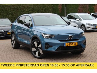 Volvo C40 Single Motor Extended Range Ultimate 82 kWh / Trekhaak / Panoramadak / 360Camera / Half leder / Keyless / 20'' / Harman Kardon / CarPlay / Warmtepomp / Stuur+Stoelverwarming / Dodehoek / DAB / ACC