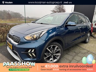 Kia Niro 1.6 GDi DynamicPlusLine Dodehoeksensor, Stoel/Stuurverwarming, Adaptieve Cruise Control, Lichtmetalen Velgen, Enz...