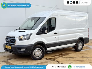 Ford Transit 89kWh 97.3% (SOH) 402km WLTP BEV Snelladen L2H2 Climate Control Carplay 360° Camera Stoelverwarming Parkeersensoren voor achter
