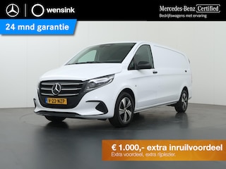 Mercedes-Benz Vito 116 CDI | Aut. | XL L3 | Select | 3 zits | Stoelverwarming | LED koplampen | Vloer en Wand Betimmering | LM Velgen | Cruise Control | Apple Carplay/Android Auto | Trekhaak 2500 KG. AHW | Certified