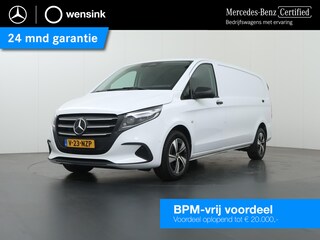 Mercedes-Benz Vito 116 CDI | Aut. | XL L3 | Select | 3 zits | Stoelverwarming | LED koplampen | Vloer en Wand Betimmering | LM Velgen | Cruise Control | Apple Carplay/Android Auto | Trekhaak 2500 KG. AHW | Certified