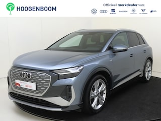 Audi Q4 50 quattro S edition 77 kWh | Adaptieve cruise control | Dodehoek detectie | LED matrix verlichting | Navigatie Plus | Lederen bekleding | Parkeerassistent | Stoelverwarming |