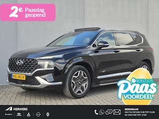 Hyundai Santa Fe 1.6 T-GDI PHEV Premium Plus Sky Automaat 5P. / Fabrieksgarantie tot 11-2027 / Trekhaak afneembaar / Dealer onderhouden / Trekgewicht 1.350 kg / head-up display / Panorama schuifdak / Stuur-, stoel- en achterbankverwarming / Apple Carplay Android / Rondomzicht camera /