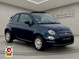 Fiat 500 1.0 Hybrid Club 2023 BLAUW | Cabrio | Apple CarPlay