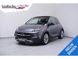 Opel Adam 1.0 Turbo Rocks BlitZ NAP 17"lmv climate-controlle navi-fullmap electrisch-vouwdak  multifunctioneel-stuurwiel apple-carplay cruise-controlle  stoel-stuurverwarming private-glas camera
