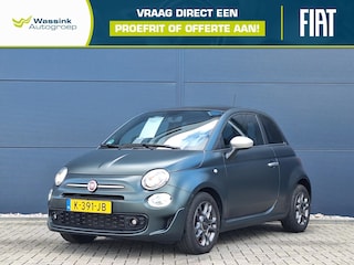 Fiat 500 1.0 70pk Hybrid Rockstar | Groot Scherm \ Matt Lak \ Panorama dak