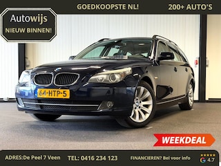 BMW 5-serie Touring 520i Business Line|M-SPORT|LEDER|NAVI|TREKHAAK|XENON