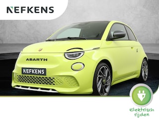 Abarth 500 Turismo 42 kWh 155 pk Automaat | Navigatie | 18"LMV| Lederen/Alcantara Bekleding | Dodehoek Detectie | Parkeersensoren Voor/ Achter