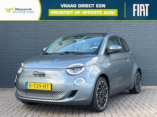 Fiat 500 42kWh 118pk Aut La Prima | SOH 92% | 1e Eigenaar | Keyless | Glazendak | Lederen Bekleding | Stoelverwarming | CarPlay | Adaptive Cruise Control |