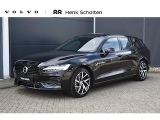 Volvo V60 T6 Recharge AWD R-Design | Panoramisch schuif-/kanteldak | Semi Elektrisch inklapbare Trekhaak | Harman Kardon Premium Sound | Driver Assist Pakket | Elektrisch verstelbare voorstoelen | Nappa Leder met ventilatie | Camera achter | 1e Eigenaar | Dealer Onderhouden |