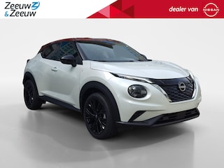 Nissan Juke 1.6 Hybrid Red-line Edition | BEPERKTE OPLAGE SLECHTS 25 STUKS! | OP=OP| Stoel/stuur en voorruitverwarming| Dode hoek sensor| Lederen bekleding| 360 graden camera|