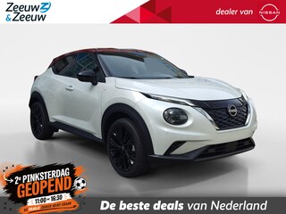 Nissan Juke 1.6 Hybrid Red-line Edition | BEPERKTE OPLAGE SLECHTS 25 STUKS! | OP=OP| Stoel/stuur en voorruitverwarming| Dode hoek sensor| Lederen bekleding| 360 graden camera|